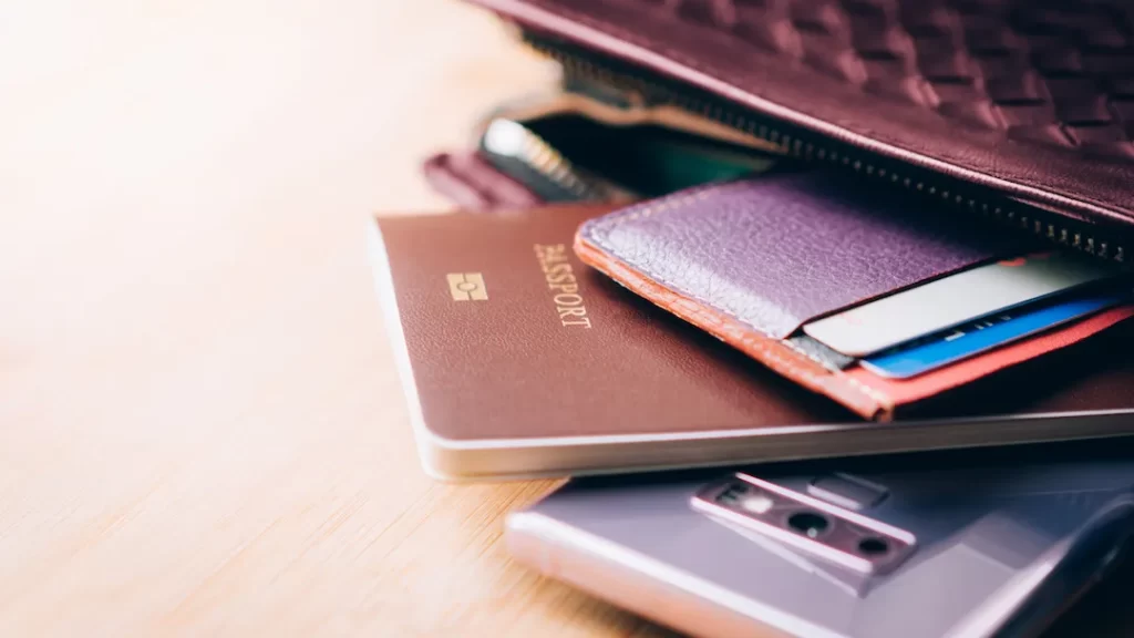 Japan, Passport, Credit Card, Smartphone, Wallet